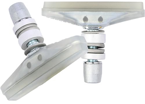 Kool Stop Bremsschuhe V-Brake Flatland T10 transparent | Kool Stop Flatland Clear Gewinde-Bremsbeläge - Hochleistungs-BMX Flatland & Trials
