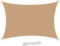 swift Toldo Vela de Sombra Rectangular 4x5 Metro PES Impermeable Protección Rayos UV 5x4 m para Patio Exteriores Jardín, Color Arena
