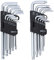 KS Tools 151.4000 Winkelstiftschlüssel-Satz, Torx, Innensechskant, 22-tlg