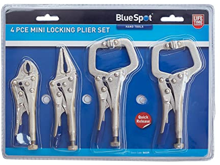 Blue Spot Tools 4 PCE Mini Locking Plier Set