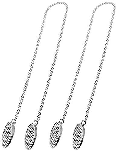 LAXED 2 Stück Serviettenkette Serviettenhalter Serviettenclips Kette Flexibles Schlüsselband Umhängeband für Senioren Ältere Erwachsene Kinder