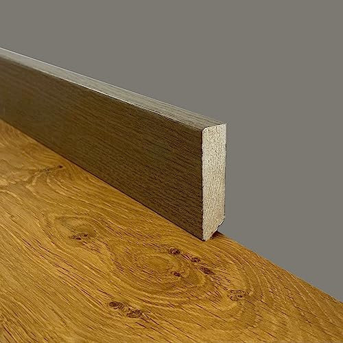 €1,29ml * MEGA STOCK AL METRO * BATTISCOPA Taglio Quadro in Fibra di legno 60x15 NOCE MEDIO