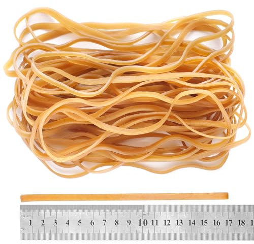 60 Pcs Large Elastic Bands 160x4mm Large Rubber Elastic Bands, Strong Thick Elastic Rubber Bands Set for Home School Office Bank Supplies