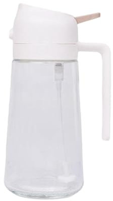 LOVIVER Atomizador de Aceite de Oliva, Dispensador de Vinagre Elegante, Beige, Individual