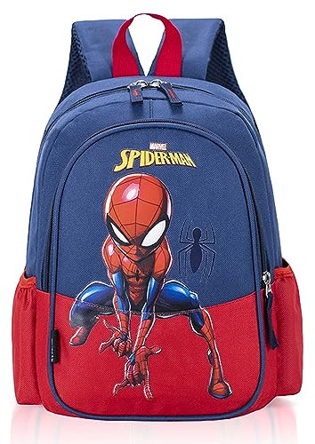 Newtic Kinderrucksack, Schulrucksack Verstellbar, Grundschulrucksack für Jungen und Mädchen, Buch im Rucksack (Rot)