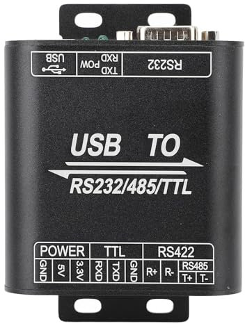 Lazmin112 Isolierter Konverter in Industriequalität, USB zu RS232 485 422 TTL-Konverter für, 11 10 8.1