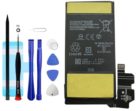 Vvuilsty GUKD8 Ersatzakku für Pixel 8 Pro GC3VE G1MNW,0-Zyklen-Batterie kompatibel mit Google Pixel 8 Pro GC3VE G1MNW mit Reparaturwerkzeug-Kits