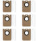 Lot De 6 Sacs À Poussière For Aspirateur Robot - Compatible Avec Ultenic TS1/TS