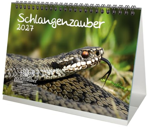 Schlangenzauber DIN A5 Tischkalender für 2027 - Seelenzauber