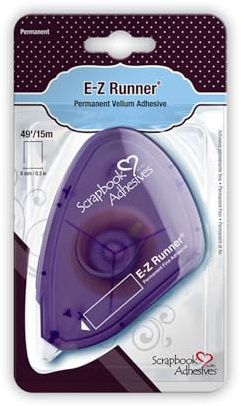 Scrapbook Adhesives BY 3L E-Z Runner Vellum, Clear, 49ft/15m
