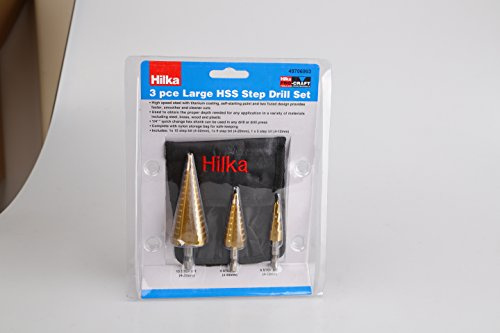 3 PCE HSS Step Drill Set