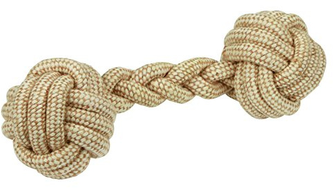 Kerbl Pet Hantel XL Jute/Baumwolle Ø 10 x 32 cm