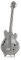 Fascinations MMS075 - Metal Earth 502732 - Electric Bass Guitar, lasergeschnittener 3D-Konstruktionsbausatz, 1 Metallplatine, ab 14 Jahren