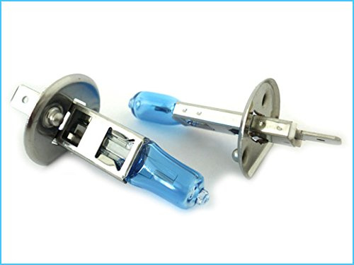 CARALL 2 Pezzi Lampade Alogene 12V Bianche ad Effetto Xenon (H1 12V 55W P14,5s)