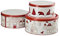Hutschenreuther - Little Christmastown - Plätzchendosen 3 er Set - Dosenset - Keksdosenset - Motiv: Häuser Ø 17/20 / 22 cm