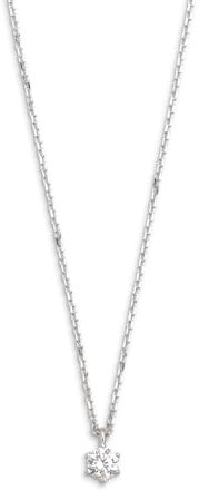 XENOX® Krappe Halskette - Damen Halskette aus hochwertigem925/- Sterlingsilber mit Zirkonia Stein | XS7380