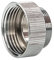 tecuro Aufnahmeadapter Übergangsstück für Armaturenausläufe AG M 22x1 auf IG 3/4 Zoll, Messing verchromt
