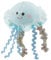 Trudi 51286 Sweet Collection Kleine Qualle ca. 6 cm, Größe XXS, Stofftier mit weichen Materialien und liebevollen Details, Plüschtier waschbar, Kuscheltier für Kinder & Babys, Blau