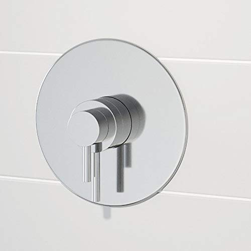 Architeckt Modern Round Shower Valve Thermostatic Concentric Concealed/Exposed Chrome