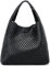 Gewebte Tasche für Damen, schwarz