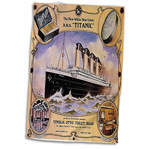 Strandtücher Star Line Titanic Vinolia Otto Toilettenseife Werbeplakat Badehandtuch Mikrofaser Stranddecke Pflegeleicht Beach Towel Für Yoga Pool Kinder 40X70Cm