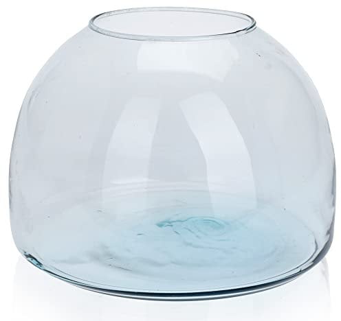 Clear Glass Fish Bowl Bubble Flower Vase Dinner Office Wedding Centrepiece Decor Ornament Flowers