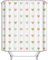 EHOMERY Duschvorhang Quadratisch Duschrollo Bunt Herz Duschvorhang Rollo Duschrollo Anthrazit Polyester Rostfreie Ösen Und 12 Hakenringe, 160X180Cm