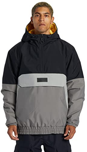 DC Shoes Nexus - Funktionelle, wendbare Anorak-Schneejacke für Männer Schwarz