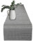 CK Home Tischläufer, Korbgeflecht, kariert, gewebtes schwarz-weißes Vinyl, für drinnen und draußen, waschbar, wendbar, 180,3 x 30,5 cm
