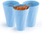 frats Vasos reutilizables autorefrigerantes, juego de 3 unidades de color azul (300 ml cada uno) | Vasos de fiesta con sistema de enfriamiento - Refrigeración sin cubitos de hielo, reutilizables,