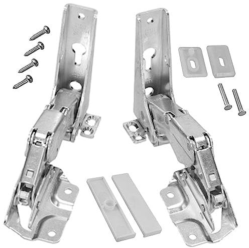 SPARES2GO Integrated Door Hinge Pair compatible with Electrolux Fridge Freezer 3362 3363 5.0 41,5 (Top Upper/Lower)