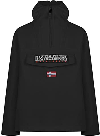 Napapijri Herren Rainforest Winter 3 Mäntel und Jacken, Schwarz, Small
