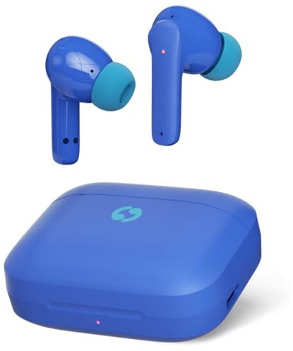 Avantalk Clan A2 - Auriculares inalámbricos con Bluetooth 5.3, Modo de Baja latencia, Ajuste Personalizable, Tiempo de reproducción extendido (Azul)