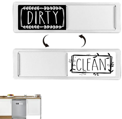 Clean Dirty Dishwasher Sign Dishes Kitchen Dishwasher Sign indicator suitable for any home or office Reminder Tells Whether Dishes Are Clean or Dirty fridge accessories
