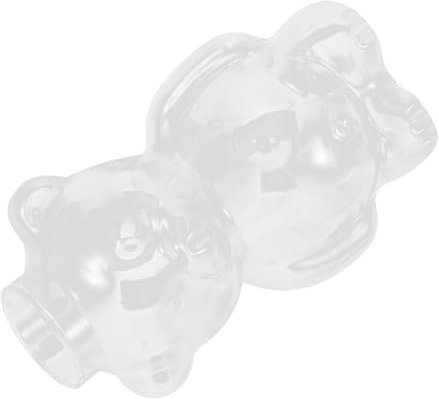 FUNOMOCYA Vasos De Agua De Vidrio De Oso Taza De Agua De Vidrio Tazas De Té De Vidrio Taza De Vidrio Taza De Bebida Con Forma De Oso Vasos De Jugo Taza Para Beber Taza De Oso Reutilizable