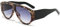 OSAGAMA Vintage Übergroße Sonnenbrille Ovale Pilot Brille Oversized Sunglasses für Damen Herren Schwarz (Tortoise 2)