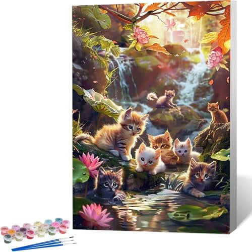 DIY Malen Nach Zahlen Erwachsene, Malen Nach Zahlen Landschaft Malen Nach Zahlen Kinder, Bemalt Malen Nach Zahlen Bastelset Erwachsene Gerahmt Acryl-Malen Nach Zahlen Home Deko Geschenk 70x95cm 4-H
