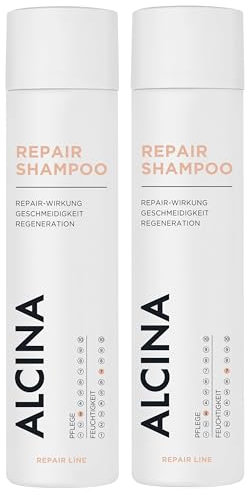 2er Haar Pflege Shampoo Alcina Repair 250 ml