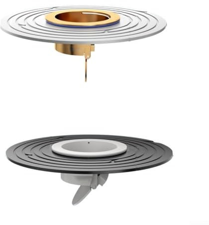 Filtro anti-riflusso dello scarico del pavimento della doccia, valvola di scarico per fogna, in silicone, anti-odore, per lavello da cucina, bagno (nucleo in plastica nera)