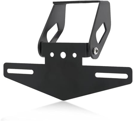 Motorrad Kennzeichenhalter Kennzeichenhalter Halterung Rahmen Schwanz Tidy Eliminator Für Kawasaki Für Ninja 400/250 Für Ninja400 Ninja250 Z400 2018 2019 2020 2021 Einstellbare Kennzeichenhalter