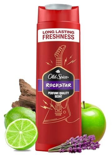 Old Spice 3-in-1 Shower Gel & Shampoo 250 ml for Men, for Hair, Face and Body, Long-Lasting Freshness, Perfume Quality, Deep Cleansing