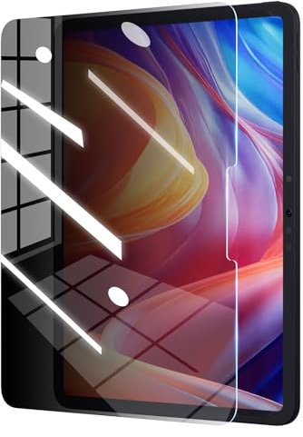 MINUUISCT 1 Confezione per iPad Pro 2022/2021/2020/2018 6/5/4/3 12,9 pollici Proteggi Schermo per la Privacy, Proteggi Schermo per la Privacy in Vetro Temperato Anti-spia a 180°