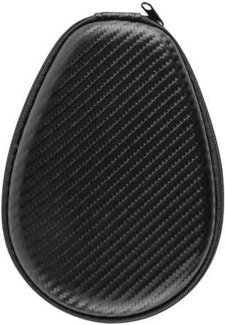 Ieron Travel Bag for Bone Conduction Headphones Bone Conduction Earphone Case Pressure Resistant Portable Hard Shell EVA Headset Bag (Black) 16.5x11x4cm(Inside)
