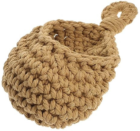 IMIKEYA Gemüse und Obst zum Aufhängen an der Wand Wand-Obstkorb hängender Aufbewahrungskorb gestufter Obstkorb blumenübertopf geflochtene Wandkörbe hängende obstkörbe für die küche Stroh