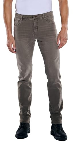 engbers Herren Super-Stretch-Jeans Slim fit, Hellbraun