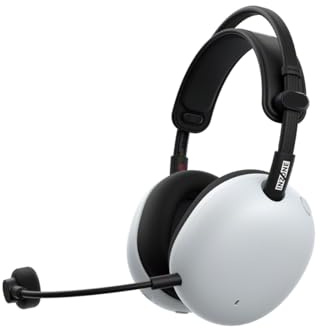 Sony INZONE H9 II Wireless Noise Canceling Gaming Headset, WH-1000XM6 Drivers, Lightweight, Detachable Cardioid AI Mic, 2.4GHz and Bluetooth, Soft Case, for PC, PS5, Switch, and Mobile, White