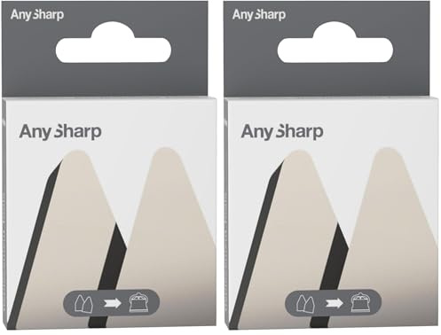 Replacement Tools for AnySharp World's Best Knife Sharpener with PowerGrip (Pack of 2)