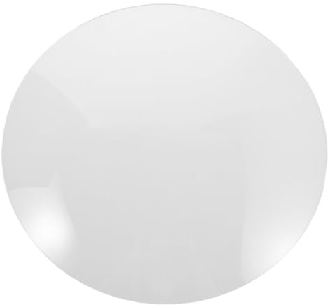 BESPORTBLE Round 8-Inch Convex Glass Clock Cover Dome Replacement, 20.5Cm Diameter Wall Clock Glass Panel for Home Timepiece Display