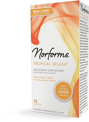 Norforms Suppositories Tropical Splash 12 Count