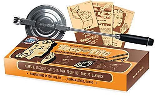 Toas-Tite Sandwich-Grill – Handbrötcheneisen, Sandwichmaker, Handtoaster, Panini und Sandwichpresse für handgefertigte heiße Sandwiches und Pasteten – perfekt für Herd, Grill und Lagerfeuer